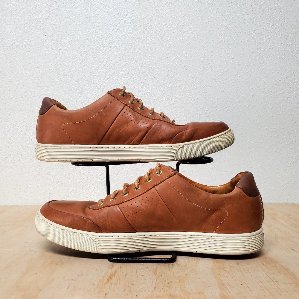 Sperry Top-Sider Tan Leather Boat Sneaker Shoes Size 11.5 M - Picture 4 of 8